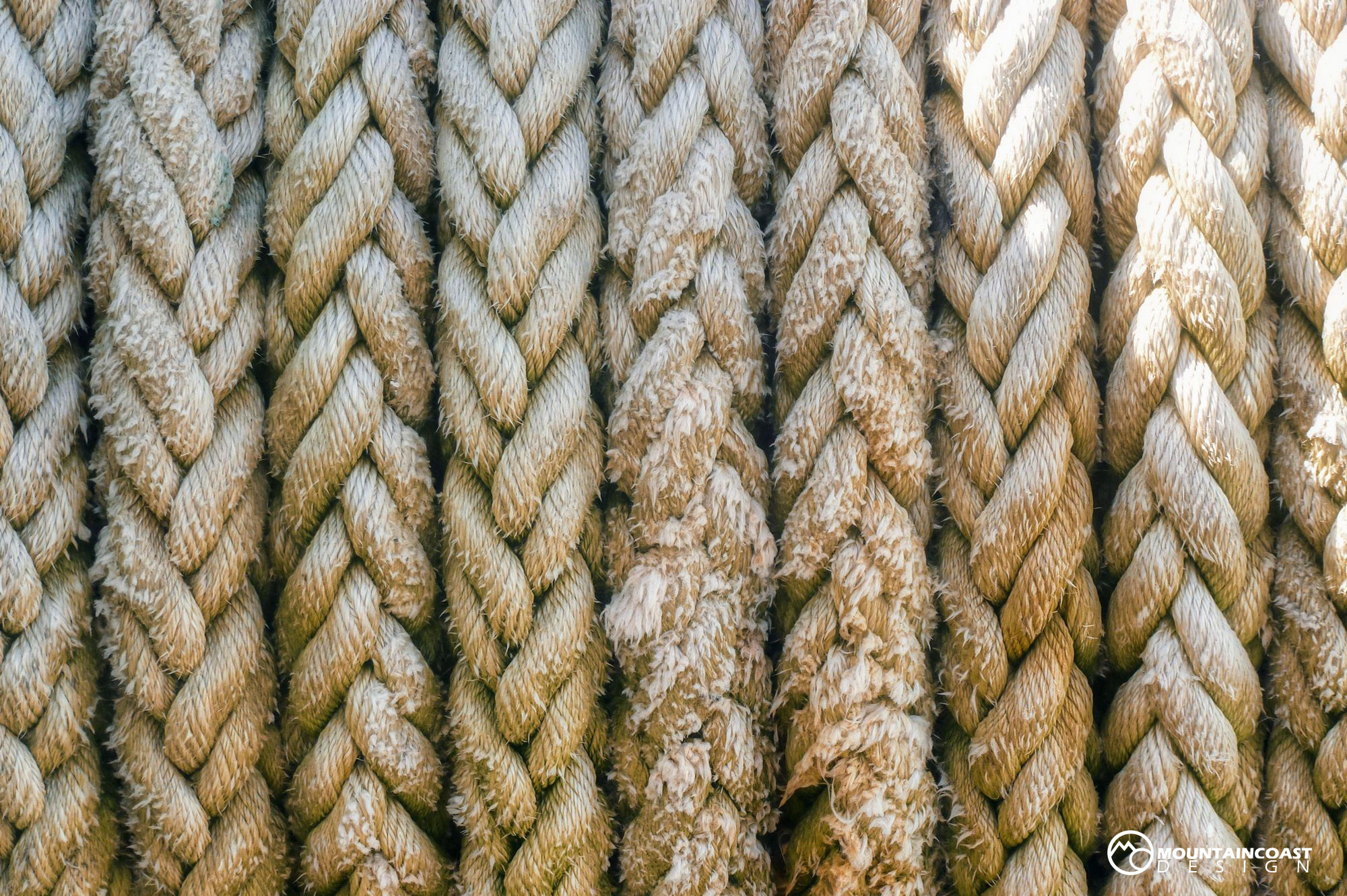 Ship anchor rope.